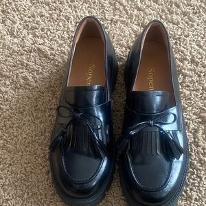 Sopena Black Tassel Loafers